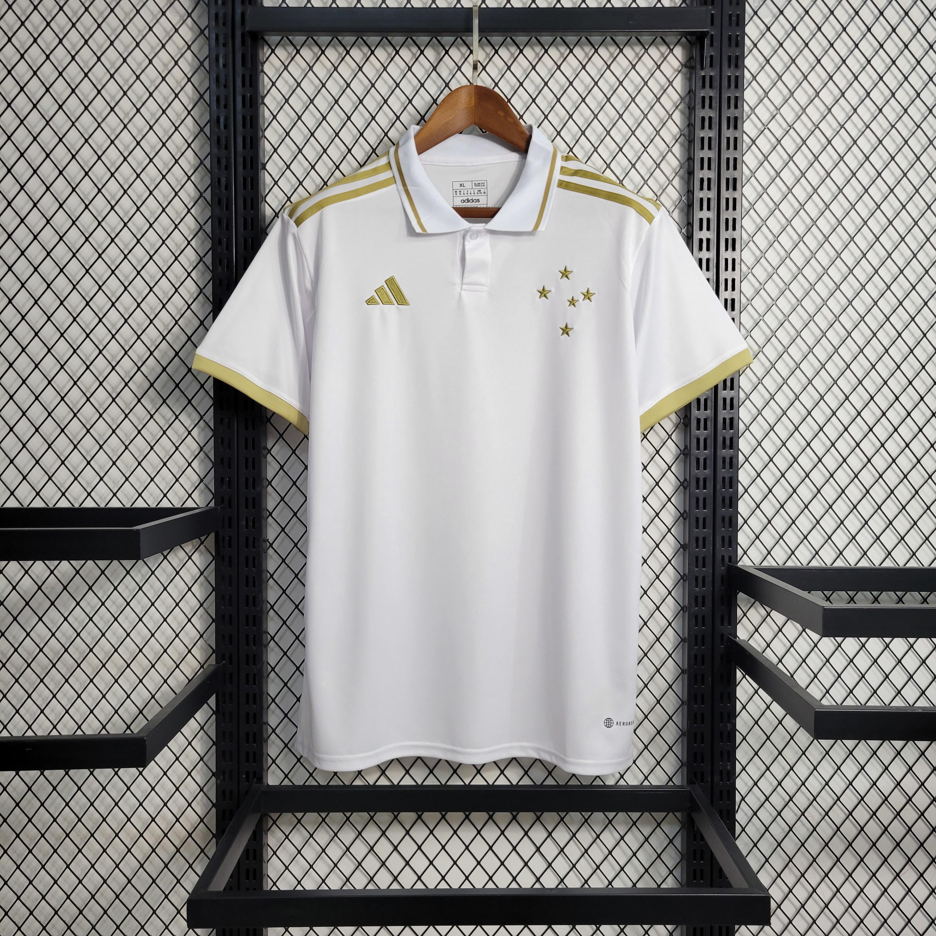 Camisa Cruzeiro  Masculina Branca – Fan Version