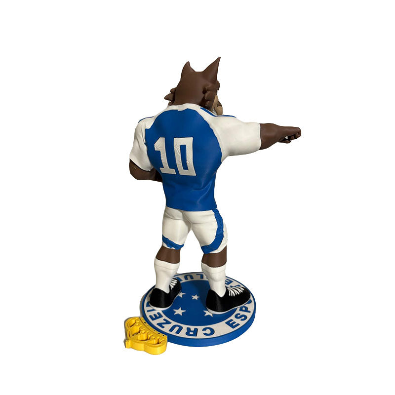 3D Brazilian Soccer Mascot – Cruzeiro Collectible Figure | Premium Finish