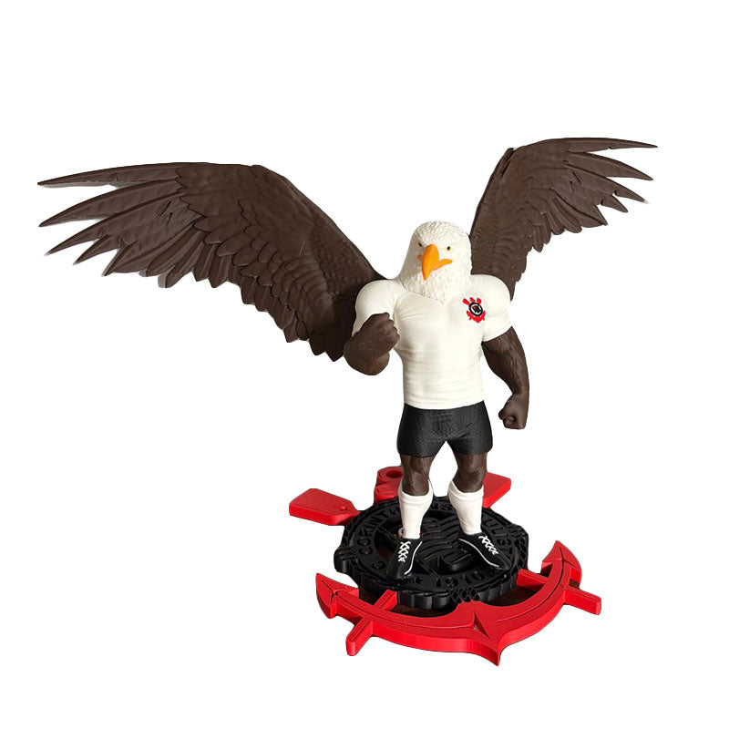 3D Brazilian Soccer Mascot – Corinthians II Collectible Figure | Premium Finish