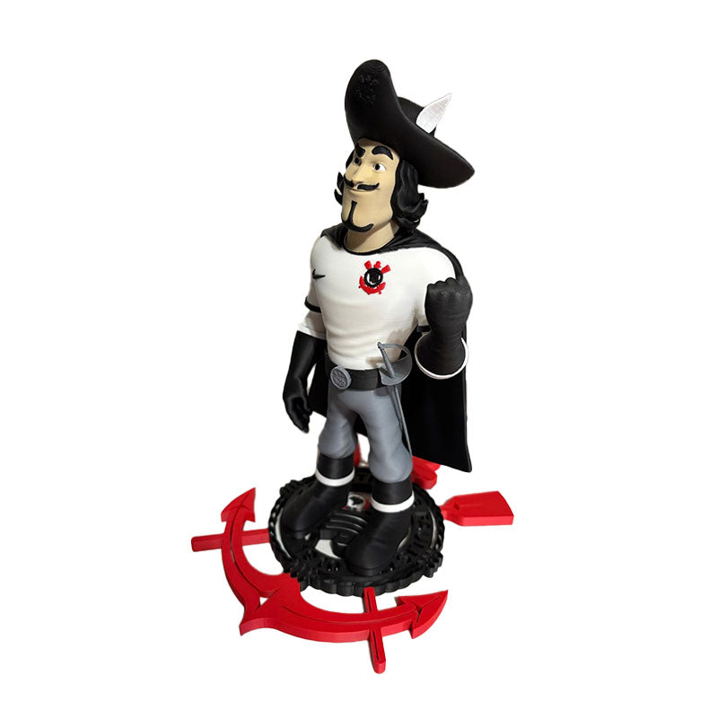 3D Brazilian Soccer Mascot – Corinthians Collectible Figure | Premium Finish