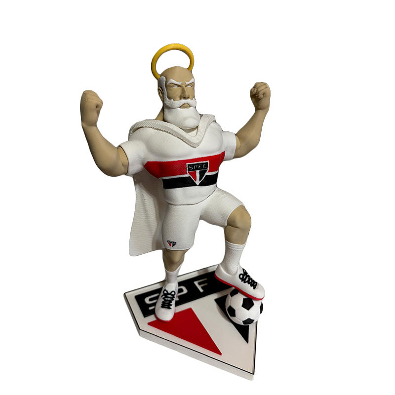3D Brazilian Soccer Mascot – São Paulo Collectible Figure | Premium Finish