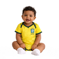 Body Baby Brazil Amarelo/Verde Brasil Word Cup 2026