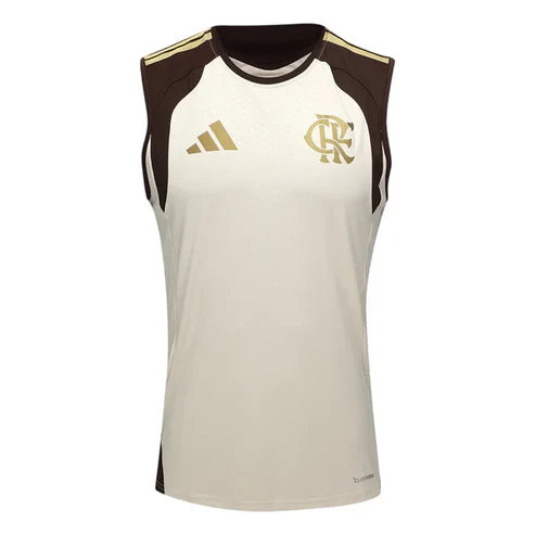 Regata Flamengo Treino Adidas 2026 - Bege