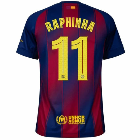 Barcelona Home Raphinha 11 Home Fan Jersey 2025/26