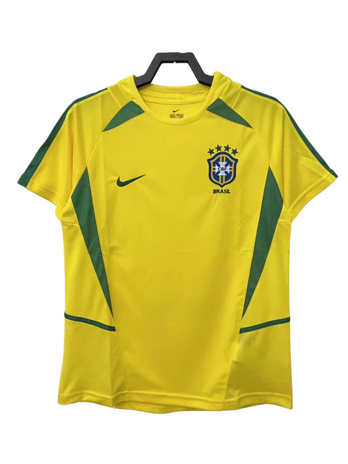 Brazil 2002 I Home Jersey - Retro Version