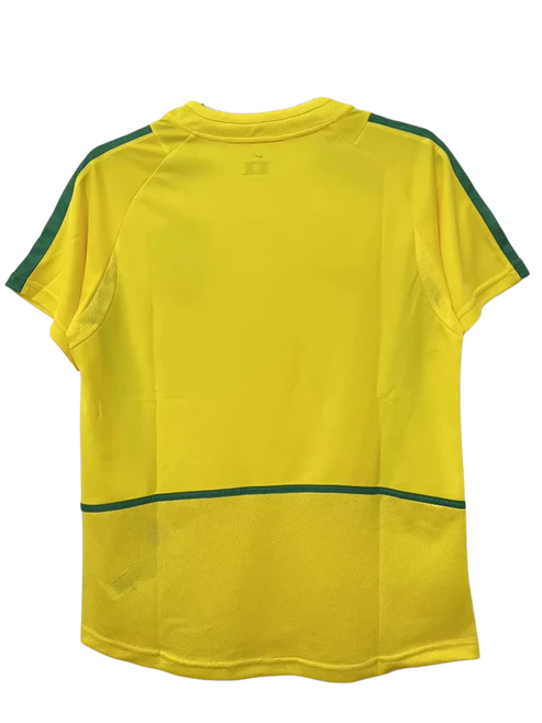 Brazil 2002 I Home Jersey - Retro Version
